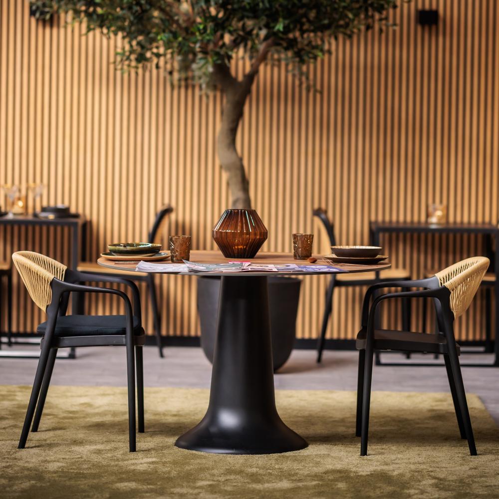 Black Loop Staking Chairs