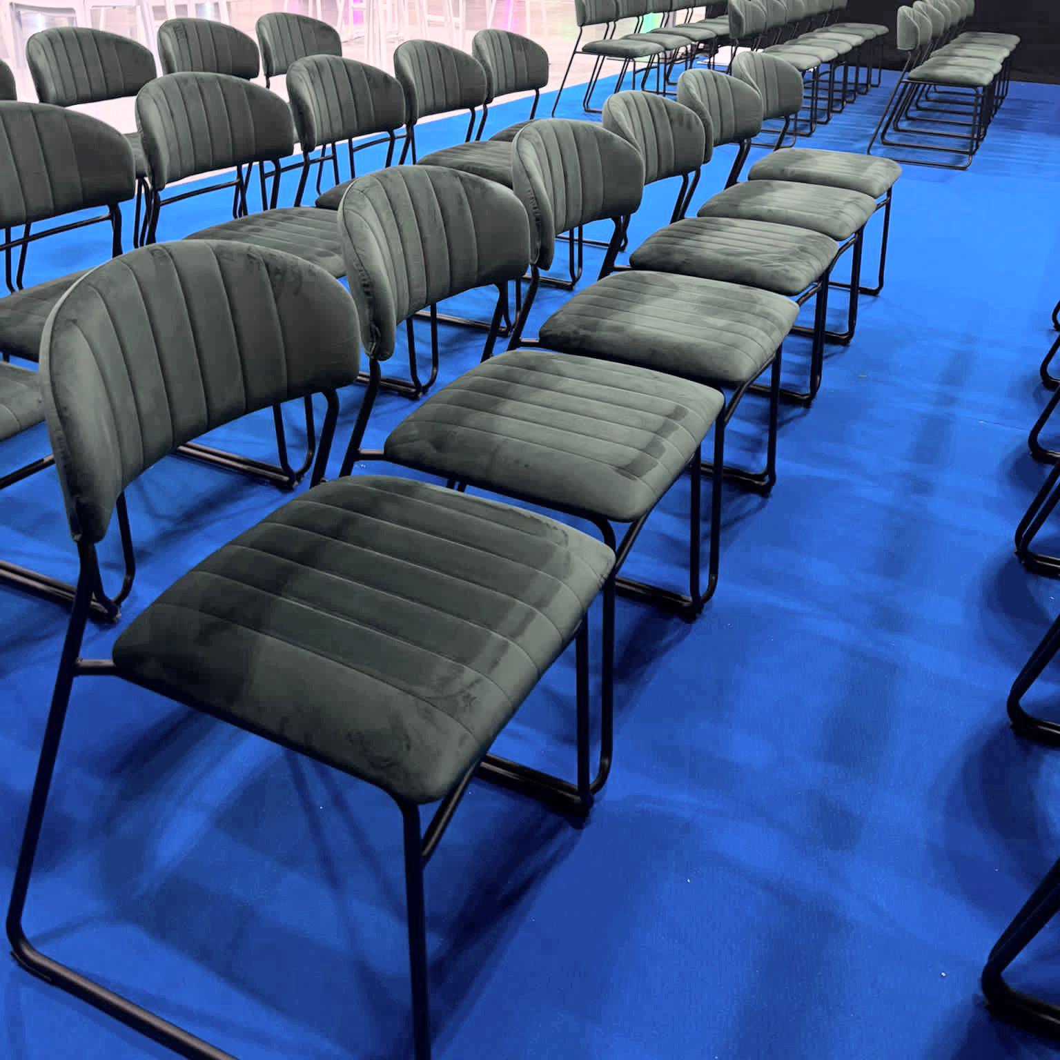 Green Ski Chairs
