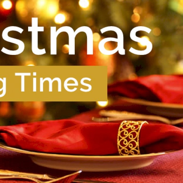 Christmas Opening Times Christmas Opening Times