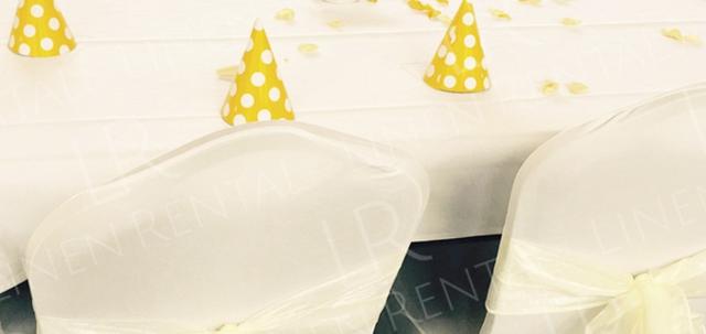 Birthday Party https://d1hcs5uofxldvl.cloudfront.net/linen-rental/article_additional/birthday-party2/birthday-party2-740x350.jpg - Covering chairs can alter the feel of a whole event. Accessorise with the your theme colours instead.