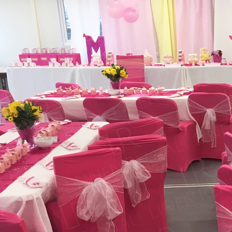 70 x 108 Inch White Tablecloth